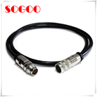 RET AISG 6 Pin 8 Pin Connector / Control Cable Assembly Male To Female
