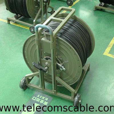 Retractable Fiber Optic Cable 500 Meter on Tactical Fiber Optic Cable Reel