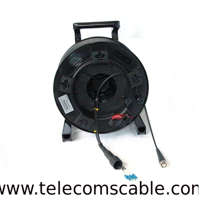 ODC Fiber Optic Cable Reel OM3 mode With ODC-2 ,ODC-4 Connector 100m~500m