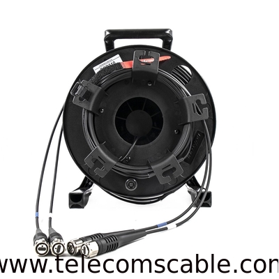 ODC Fiber Optic Cable Reel OM3 mode With ODC-2 ,ODC-4 Connector 100m~500m