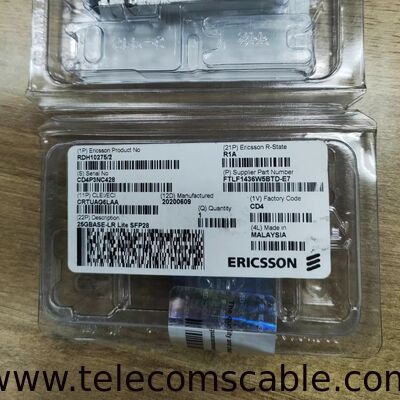 Original Ericsson New and Original RDH 102 75/2 75/3 25 Gbps Data Transmission Optical Module 5G Module SFP28 Fiber Optical Transceiver