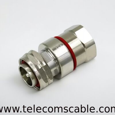 DIN 7/16 Male Straight Connector for 7/8″ Coaxial Cable | RF Feeder Connector