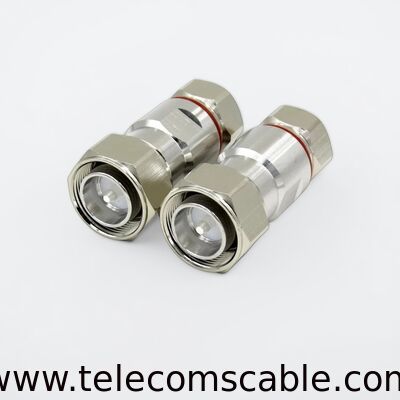 4.3-10 Male Connector for 1/2 inch super-flex feeder cable | RF Coaxial Connector