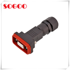 DB9 Waterproof Connector Male 9 Pin D-Sub Connector for RET RRU cable assemblies