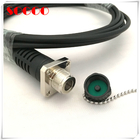 IP67 Armored Fiber Patch Cord With Odc Connector Plug Socket With 2 Cores