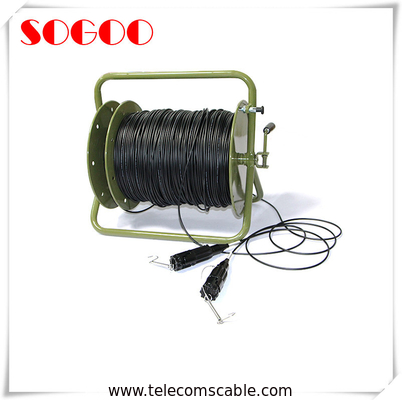 Retractable Fiber Optic Cable 500 Meter on Tactical Fiber Optic Cable Reel