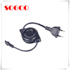 2 Pin Retractable Cable Assembly Reel Cord Coil For Hair Dryer Hair Salon