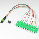 2m 8 Core Single Mode MTP LC Fiber Breakout Cable