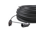 Mini IP MPO outdoor waterproof Fiber cable with MPO to LC connector
