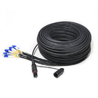 Mini IP MPO outdoor waterproof Fiber cable with MPO to LC connector