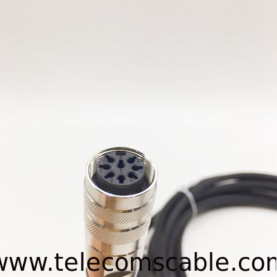 8 Pin AISG RET Cable Female to Male for Ericsson, DB9 to AISG Control Cable 10m with Molded D-Sub and M16 Connectors