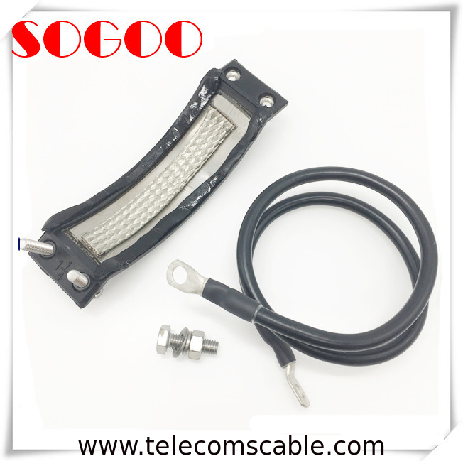 Framework Coaxial Cable Grounding Kit Cable Skeleton Type For BBU RRU OEM / ODM