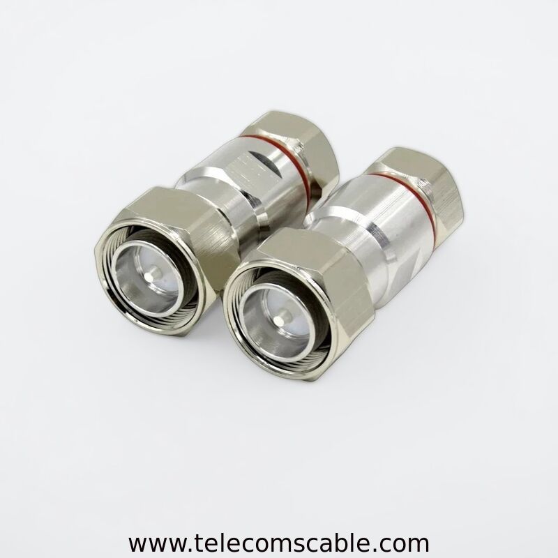 4.3-10 Male Connector for 1/2 inch super-flex feeder cable | RF Coaxial Connector