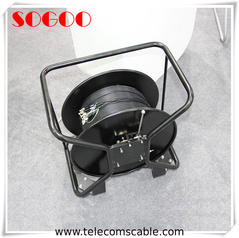 Retractable Fiber Optic Cable 500 Meter on Tactical Fiber Optic Cable Reel