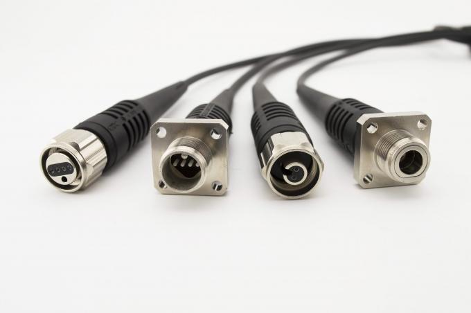 وضع ODC Fiber Optic Cable Reel OM3 مع ODC-2 ، ODC-4 Connector 100m ~ 500m 0